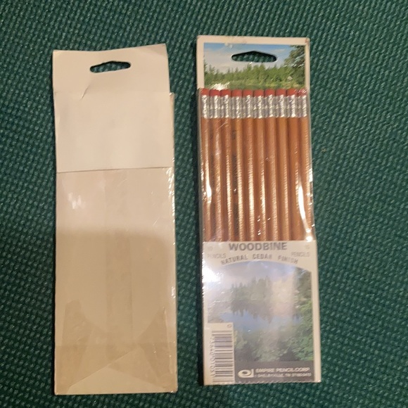 ✏️ (2) Ten Packs of ‘New Old Stock’ Natural Cedar Finish Empire Pencil Corp. 📝 - Picture 2 of 5